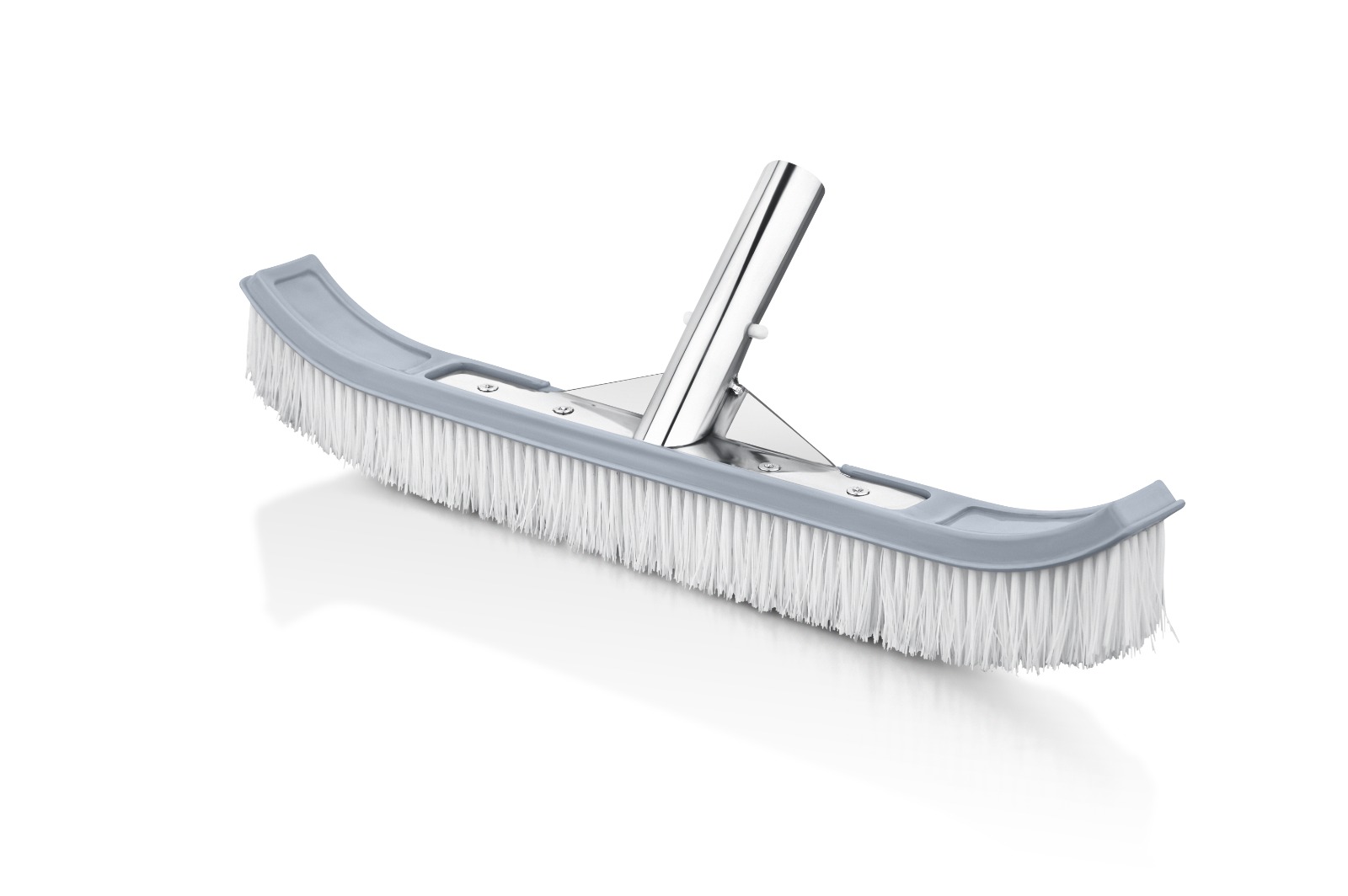 18" Deluxe Polybristles Curved Brush with stainless steel back 