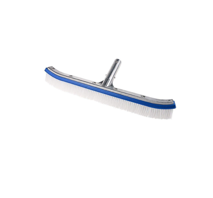 Deluxe Polybristles Curved Brush with Aluminium back